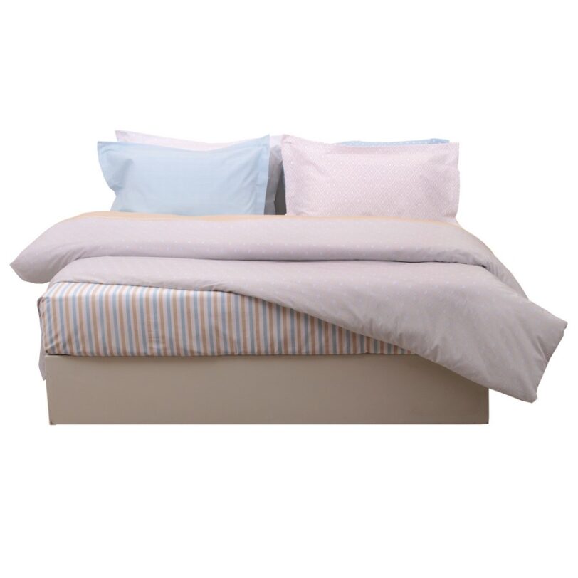 Σεντόνι Ημίδιπλο 170x270 Mix & Match 75 Σιέλ - Image 3