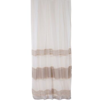 Κουρτίνα με Τρέσα 140x270 Cuba 7 Beige