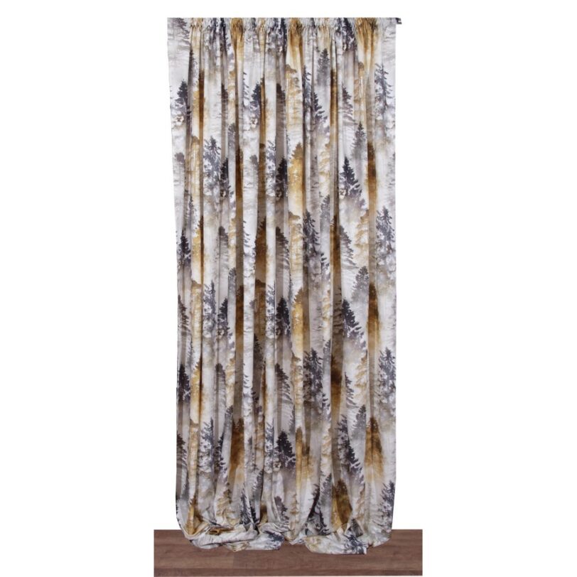 Κουρτίνα με Τρέσα 280x270 Forest Beige