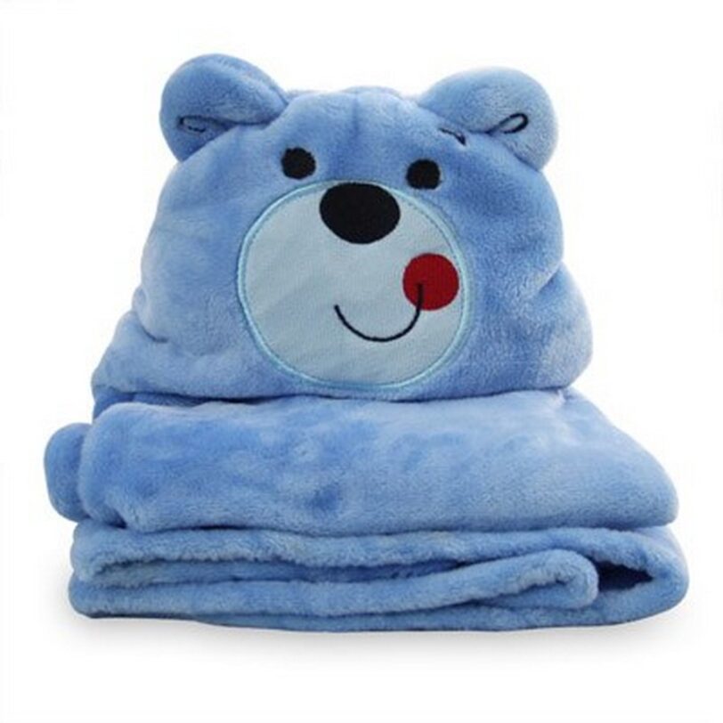 Κουβέρτα Fleece με κουκούλα Αγκαλιάς 76x100 81 - Image 2