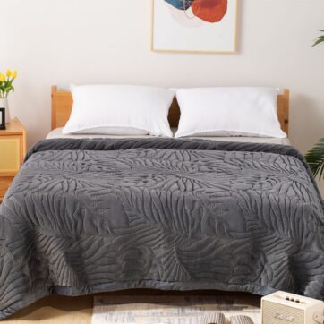 Κουβερτοπάπλωμα Υπέρδιπλο 220x240 Lucia 4-Grey