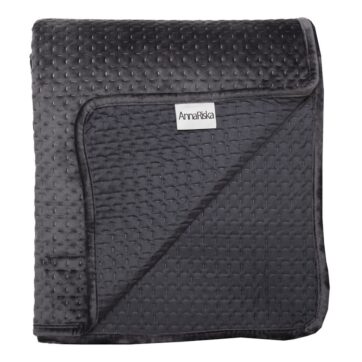 Κουβερτώριο Velvet Ημίδιπλο 160x220 Verona Black