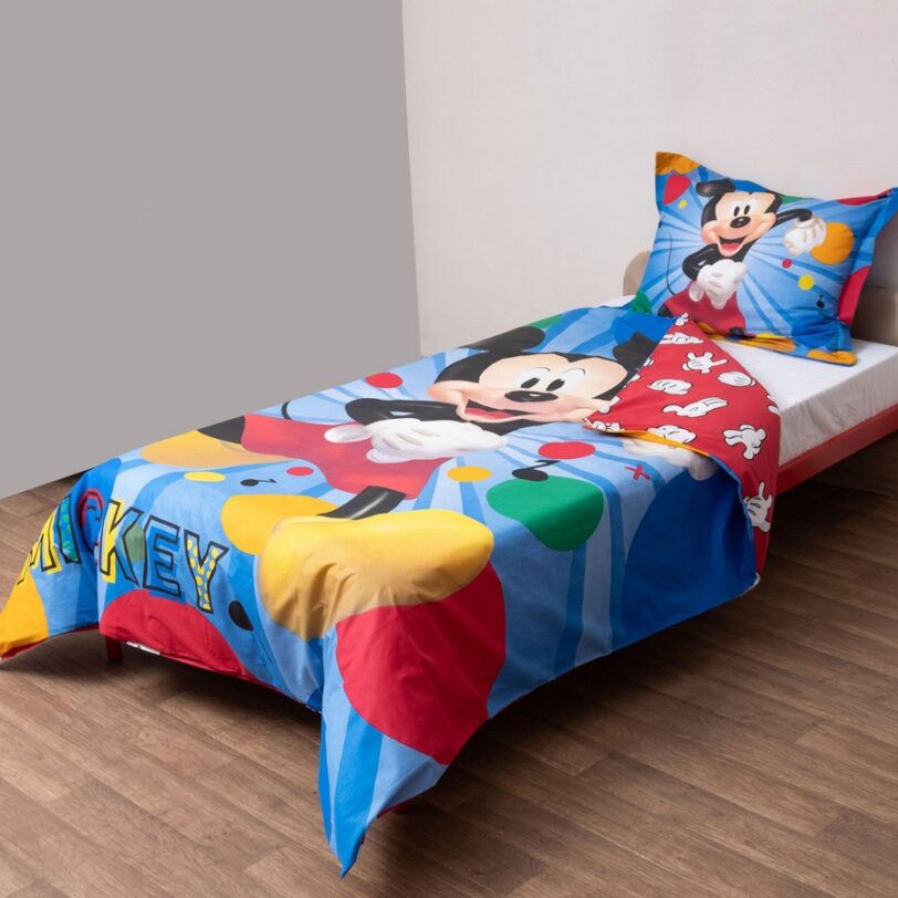 Σετ Παπλωματοθήκη 2 Όψεων Μονή 160x200 Mickey 51 - Image 2