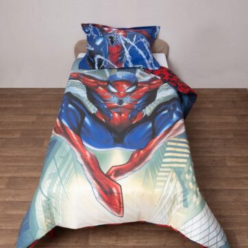Σετ Παπλωματοθήκη 2 Όψεων Μονή 160x200 Spiderman 51