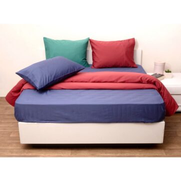 Σετ Σεντόνια Ημίδιπλα με Λαστιχο 100x200+25 Fashion 3 Night Blue