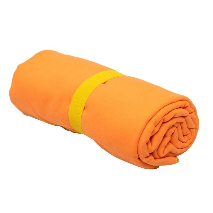 Πετσέτα Microfiber Μονόχρωμη 90x160 Πορτοκαλί - Image 2