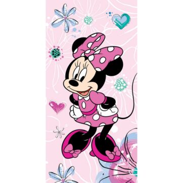Πετσέτα Σώματος Βελουτέ 70x140 Minnie 02