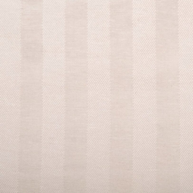 Σετ Σεντόνια Μονά 165x270 Polycotton Σατέν ριγέ 850 Εκρού - Image 2