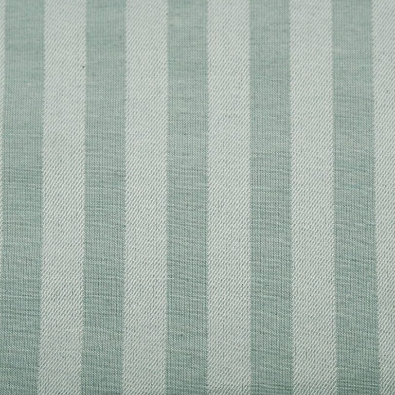 Παπλωματοθήκη Υπέρδιπλη 220x240 Polycotton Σατέν ριγέ 850 Μέντα - Image 2