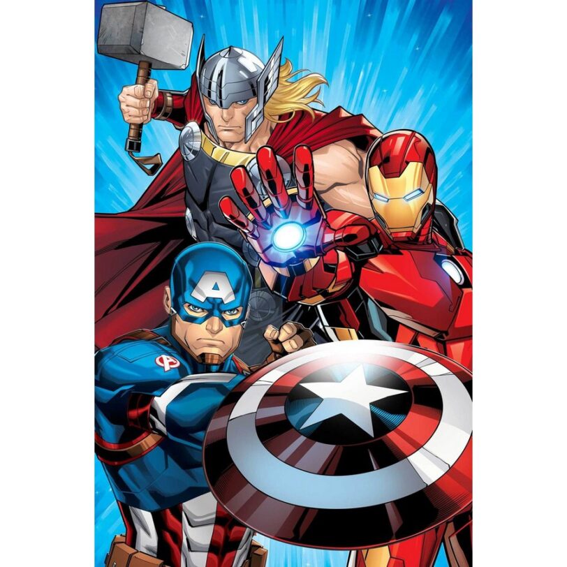 Κουβέρτα Fleece Κούνιας 100x150 Avengers 12 - Image 2