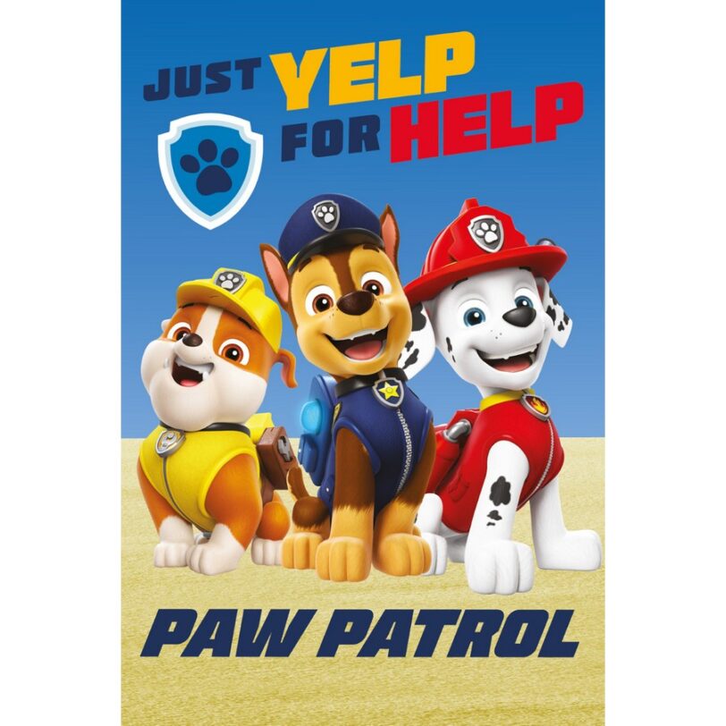 Κουβέρτα Fleece Κούνιας 100x150 Paw Patrol 12 - Image 2