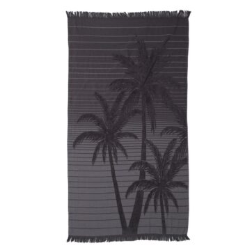 Πετσέτα Θαλάσσης 90x170 Miami 2 Dark Grey
