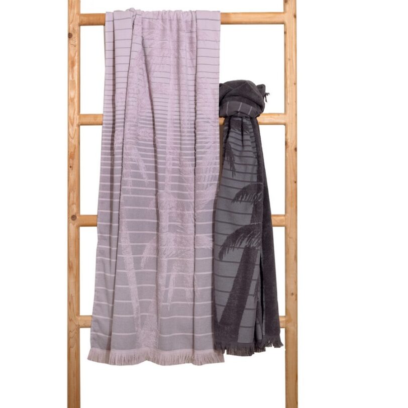 Πετσέτα Θαλάσσης 90x170 Miami 1 Blush Pink - Image 3