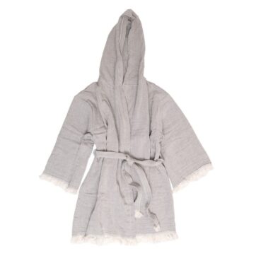 Μπουρνούζι Μουσελίνα Medium/Large Adelina 2 Grey