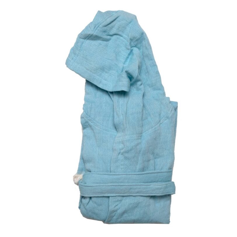 Μπουρνούζι Μουσελίνα Small/Medium Adelina 1 Blue - Image 2