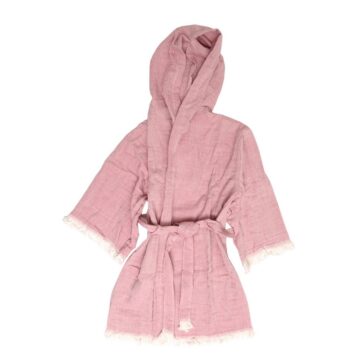 Μπουρνούζι Μουσελίνα Small/Medium Adelina 3 Blush Pink