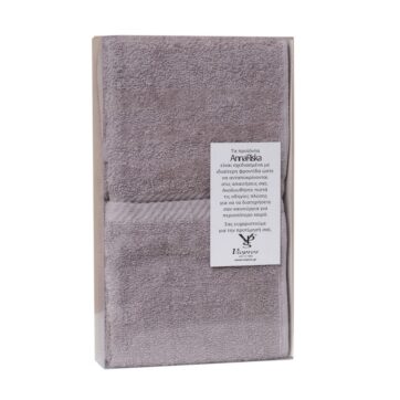 Σετ 3 Πετσέτες Χεριών 30x50 Συσκευασία Δώρου Spa 1 Grey