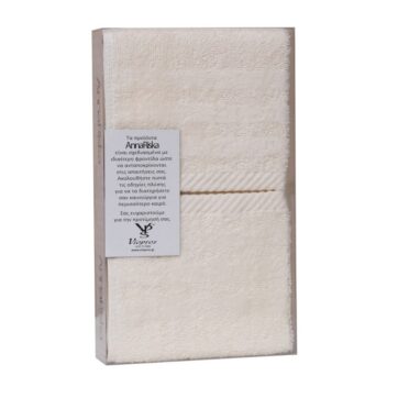Σετ 3 Πετσέτες Χεριών 30x50 Συσκευασία Δώρου Spa 3 Ivory