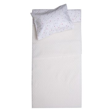 Κουβέρτα Polycotton Αγκαλιάς 80x115 Δήλος Εκρού