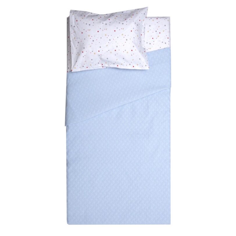 Κουβέρτα Polycotton Αγκαλιάς 80x115 Δήλος Σιέλ