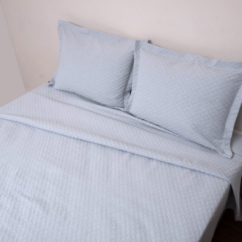 Κουβέρτα Polycotton Ημίδιπλη 170x260 Δήλος Γκρι - Image 2