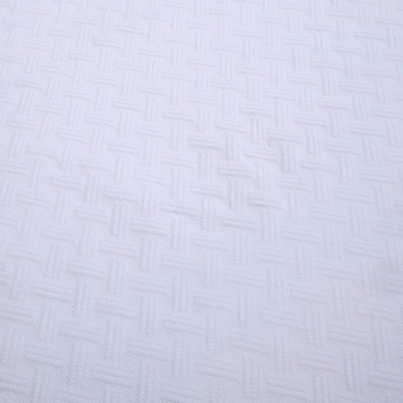 Κουβέρτα Polycotton Κούνιας 110x155 Δήλος Λευκό - Image 2