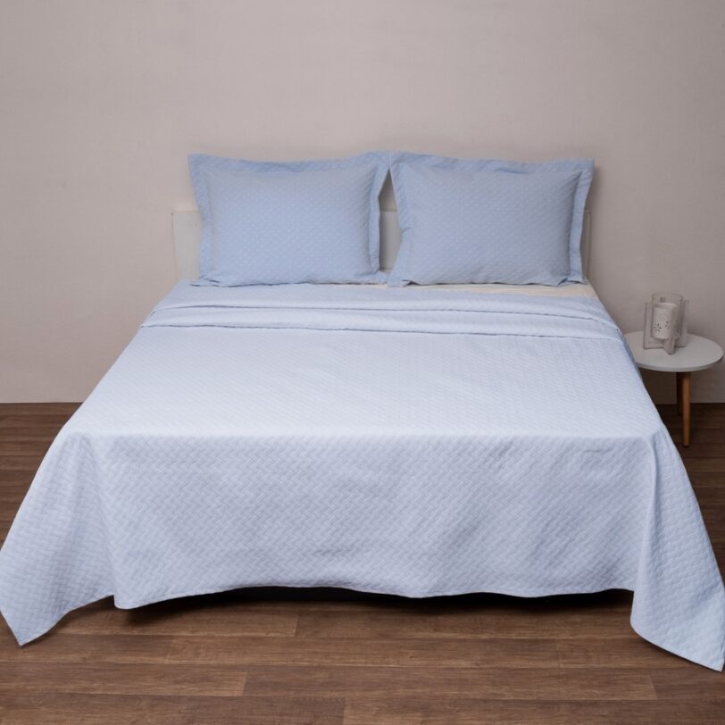 Κουβέρτα Polycotton Υπέρδιπλη 230x270 Δήλος Σιέλ