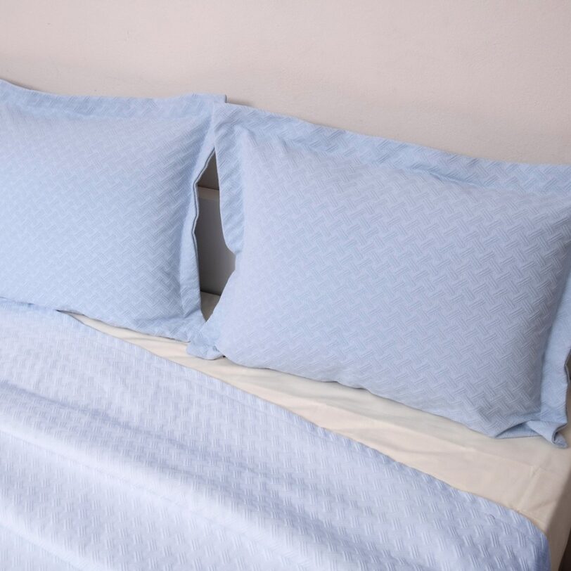 Κουβέρτα Polycotton Υπέρδιπλη 230x270 Δήλος Σιέλ - Image 2