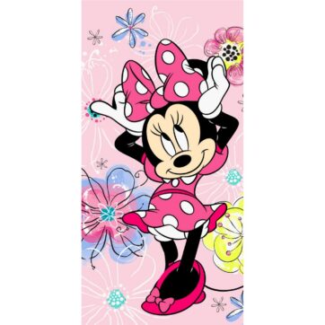 Πετσέτα Σώματος Βελουτέ 70x140 Minnie New