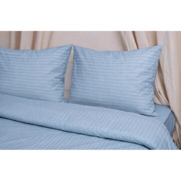 Πάπλωμα Υπέρδιπλο 220x240 Polycotton Σατέν ριγέ 850 Μπλε