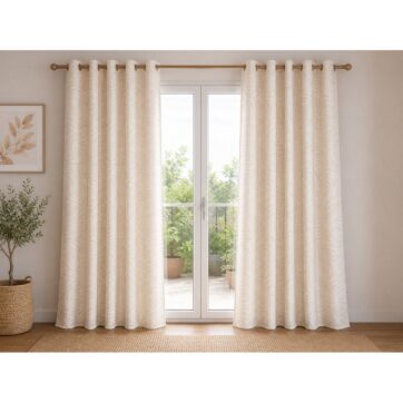 Κουρτίνα με Τρέσα 140x270 Ζακάρ 2704