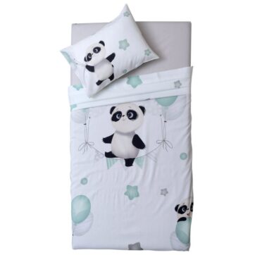 Σετ Κουβερτώριο Κούνιας 120x160 Panda
