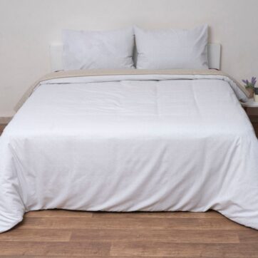 Σετ Σεντόνια King Size 270x290 2559 Μπεζ Φανέλλα