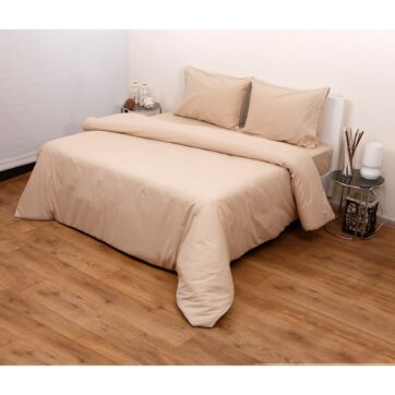 Σετ Σεντόνια King Size 270 × 275 3100 Φανέλλα Μπεζ